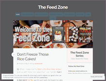 Tablet Screenshot of feedzonecookbook.com